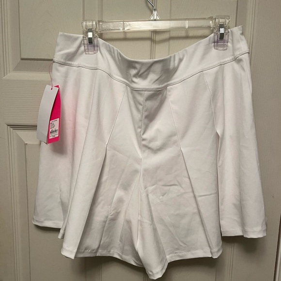 Lilly Pulitzer NWT UPF 50+ Luxletic 5" Frazer Short -‎ Resort White Size 16 - Picture 11 of 12